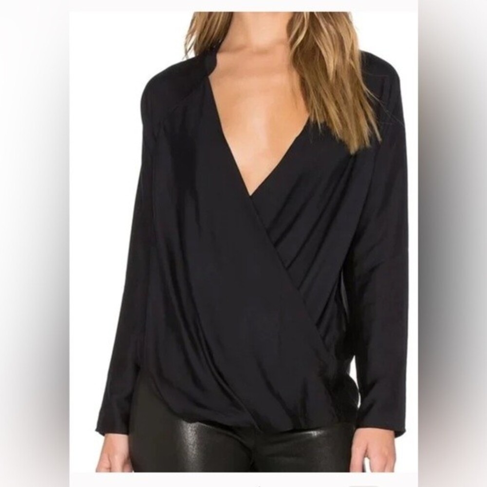 James Perse Wrap Blouse 0 (XS)